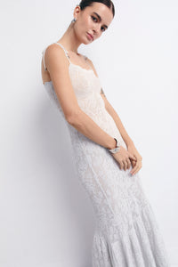 PALMI DRESS SILVER