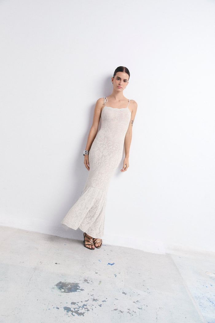 PALMI DRESS SILVER