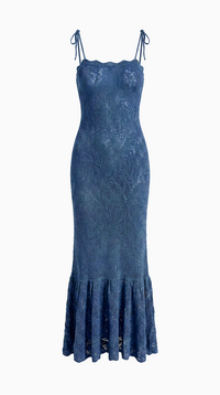 PALMI DRESS AMALFI BLUE