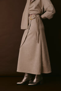 HALL SKIRT MACADAMIA
