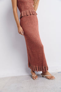 ASTURIAS SKIRT COPPER
