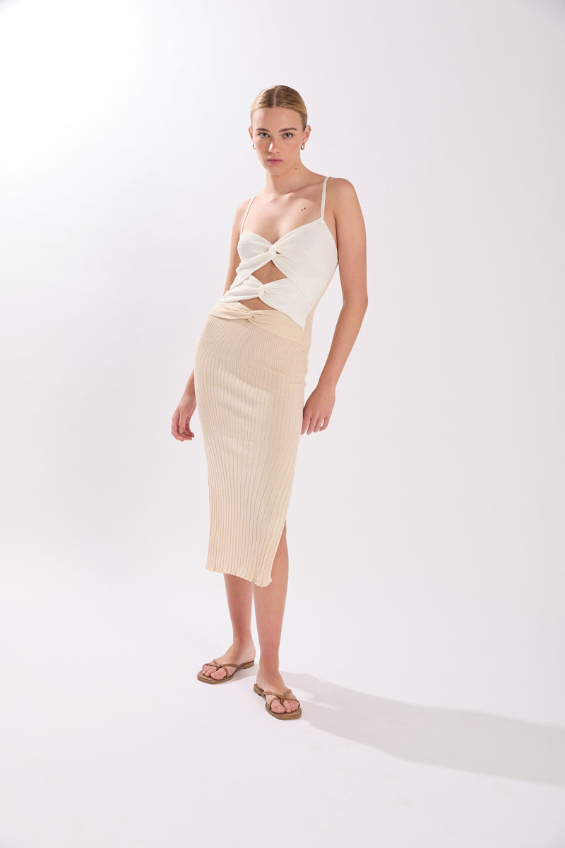 WINONA DRESS ECRU