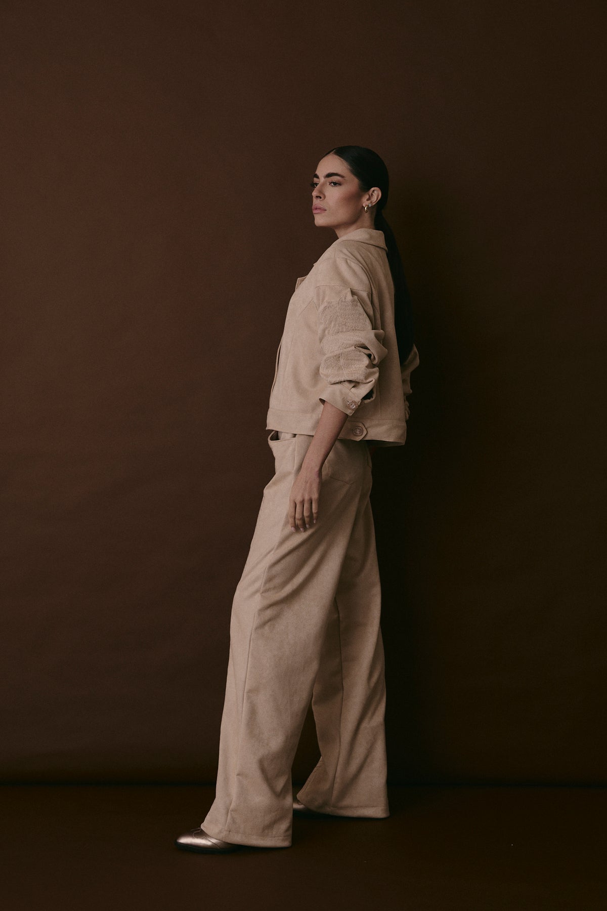 LOMBARD PANTS MACADAMIA