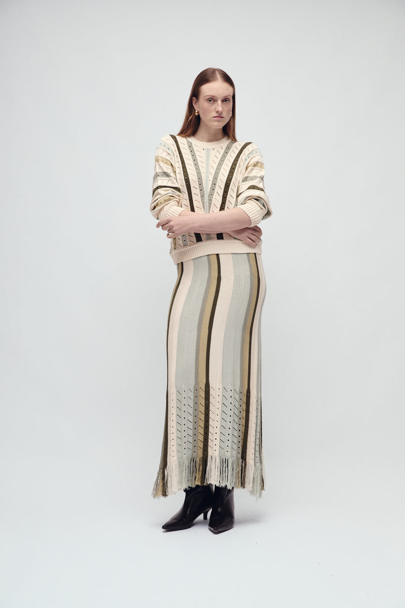 MALCOM SKIRT SEAGRASS