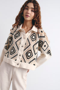 MOLLY JACKET FOLK ECRU