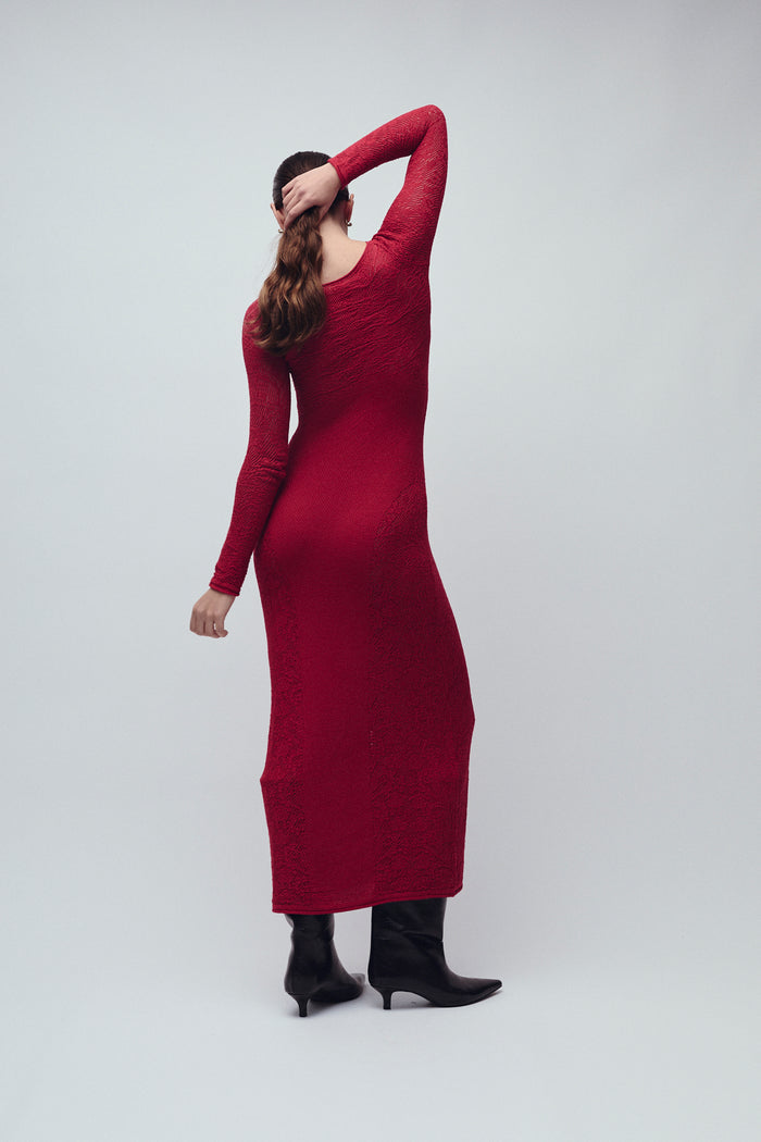PARK DRESS SCARLET