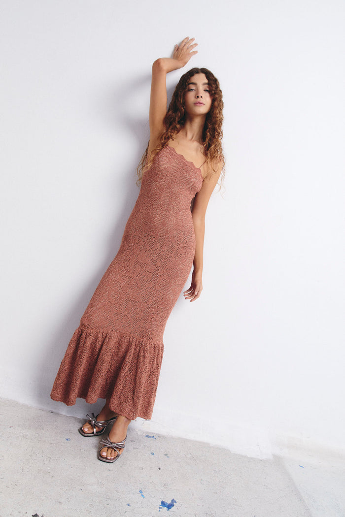 PALMI DRESS COPPER