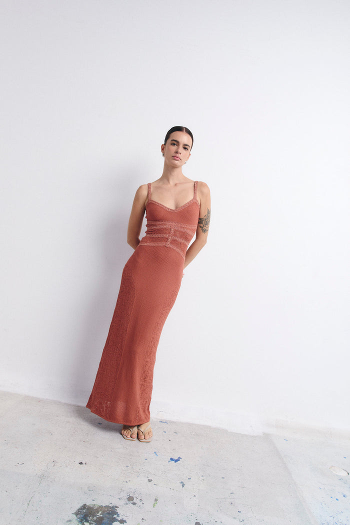 VICENTE DRESS CHUTNEY