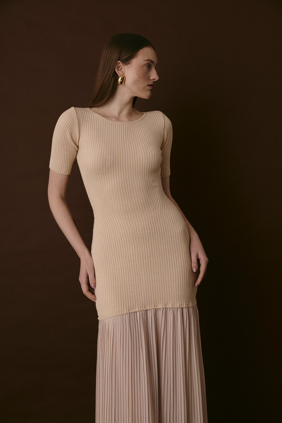 CAMERON DRESS MACADAMIA