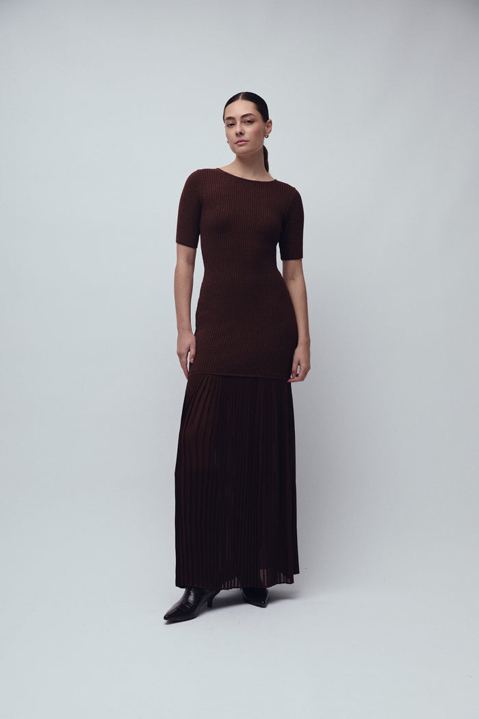 CAMERON DRESS ESPRESSO