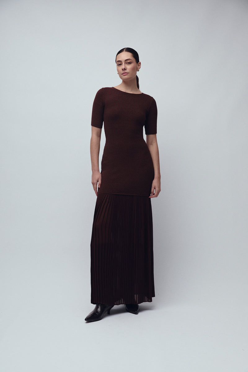 CAMERON DRESS ESPRESSO
