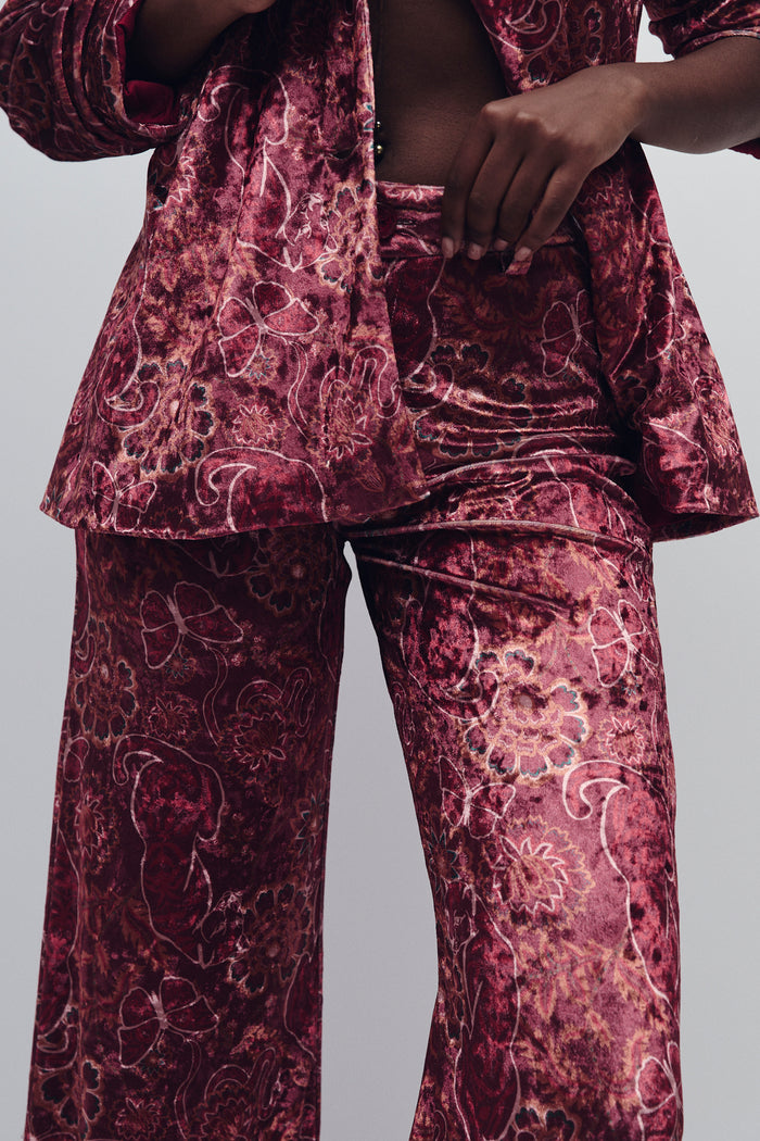 ABBEY PANTS ORACLES MERLOT