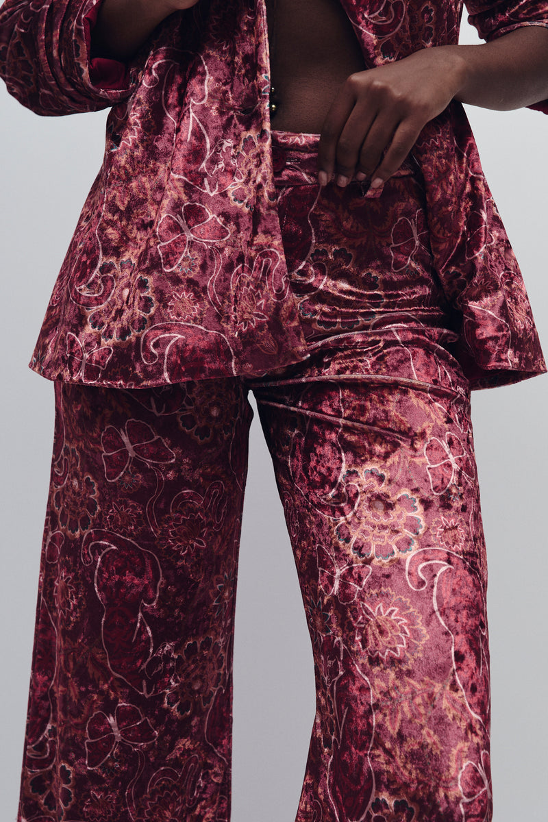 ABBEY PANTS ORACLES MERLOT