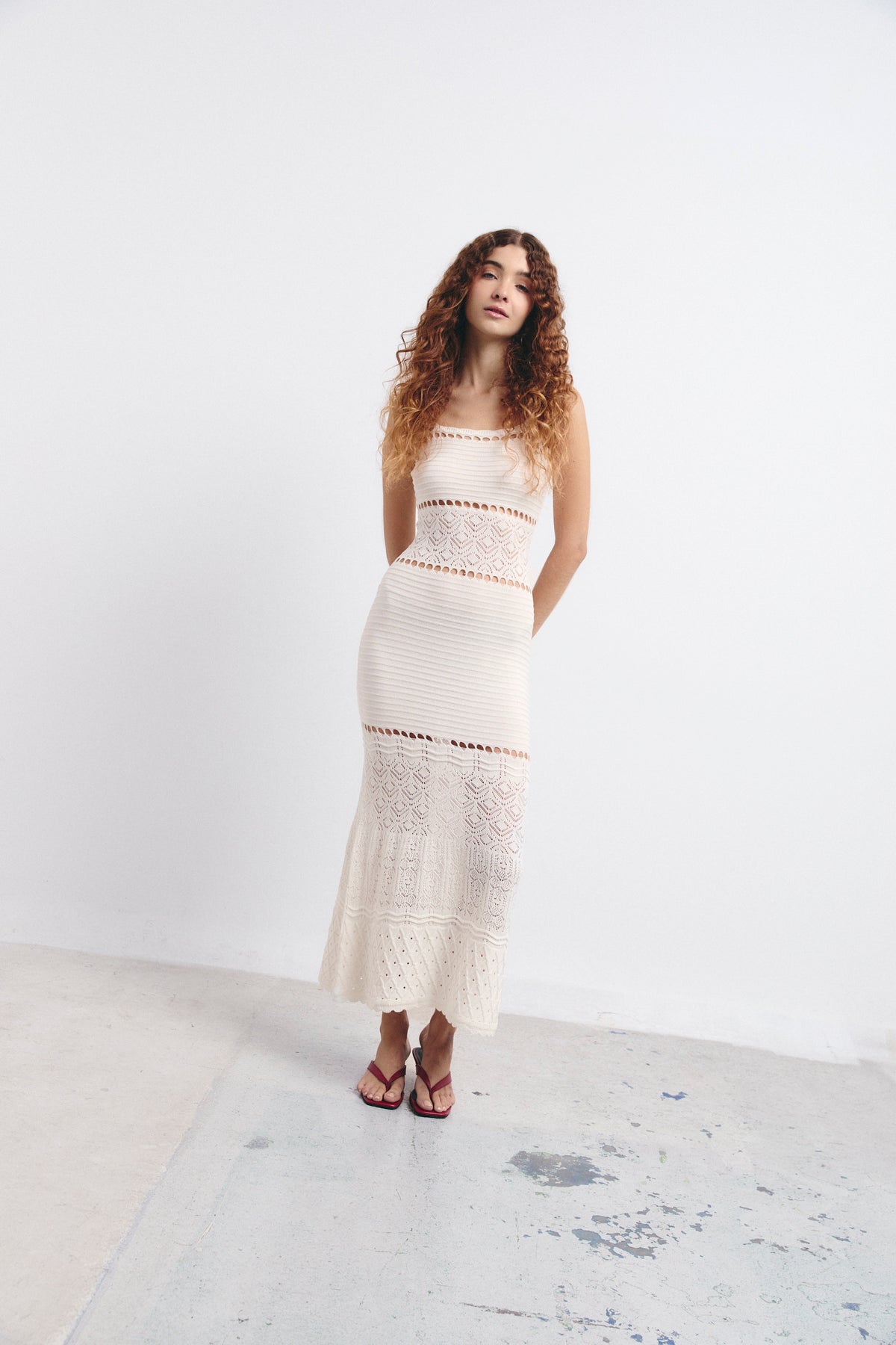 AZZURI DRESS IVORY