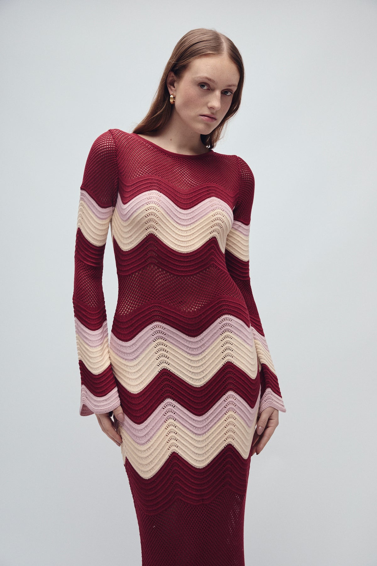 ASTOR DRESS MERLOT