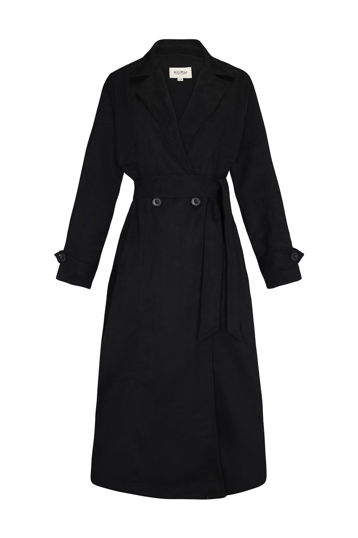 RALPH TRENCH COAT BLACK