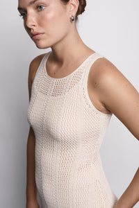 HELENA DRESS ECRU