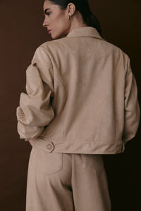 LOMBARD JACKET MACADAMIA