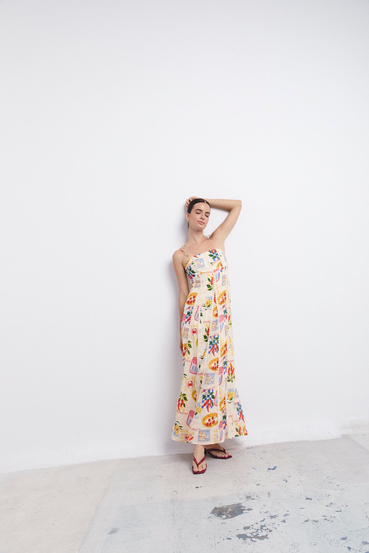 LORENZA DRESS PEPERONCINO