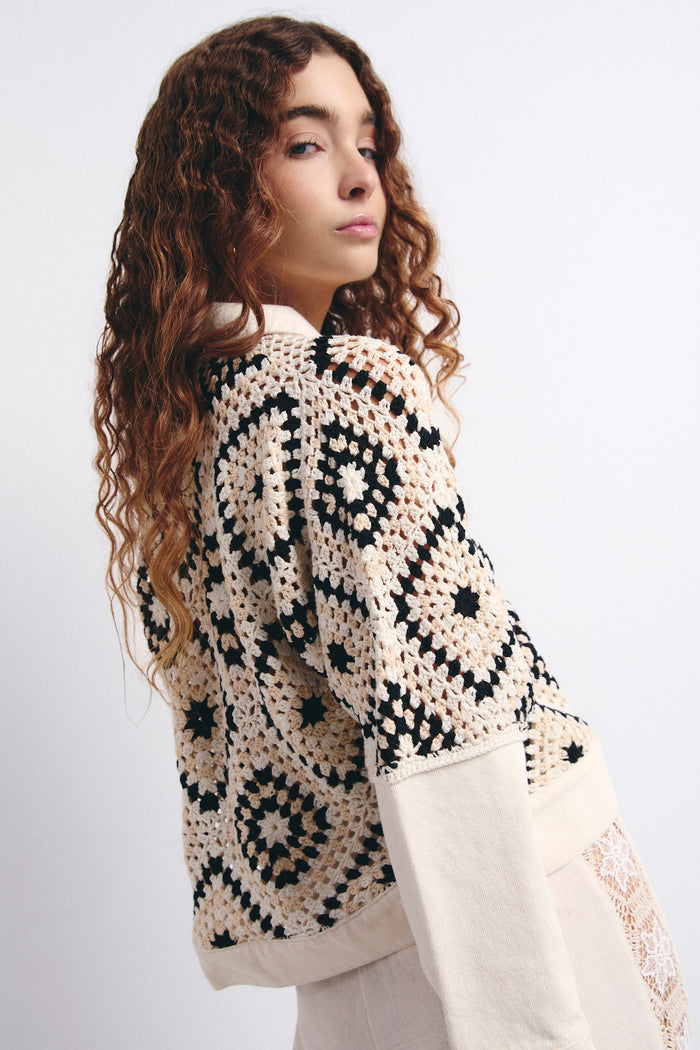 MOLLY JACKET FOLK ECRU