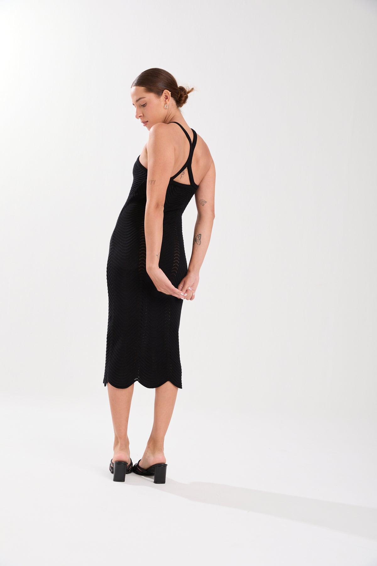 CASABLANCA DRESS BLACK