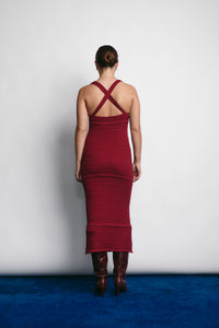 MORGAN DRESS MERLOT