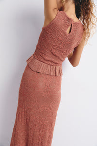 ASTURIAS SKIRT COPPER