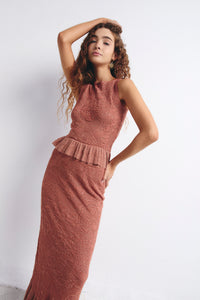 ASTURIAS SKIRT COPPER