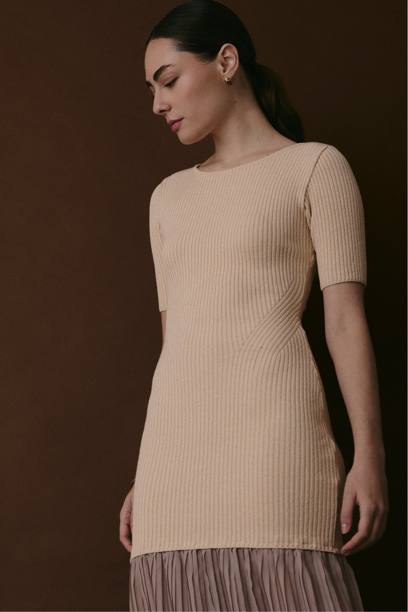 CAMERON DRESS MACADAMIA