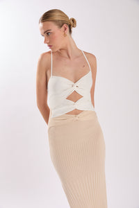 WINONA DRESS ECRU