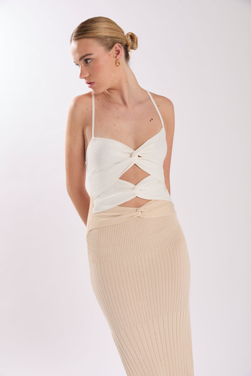 WINONA DRESS ECRU