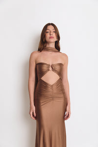 MAGGIE DRESS MOCCA