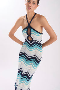 ADAMS DRESS MONACO BLUE