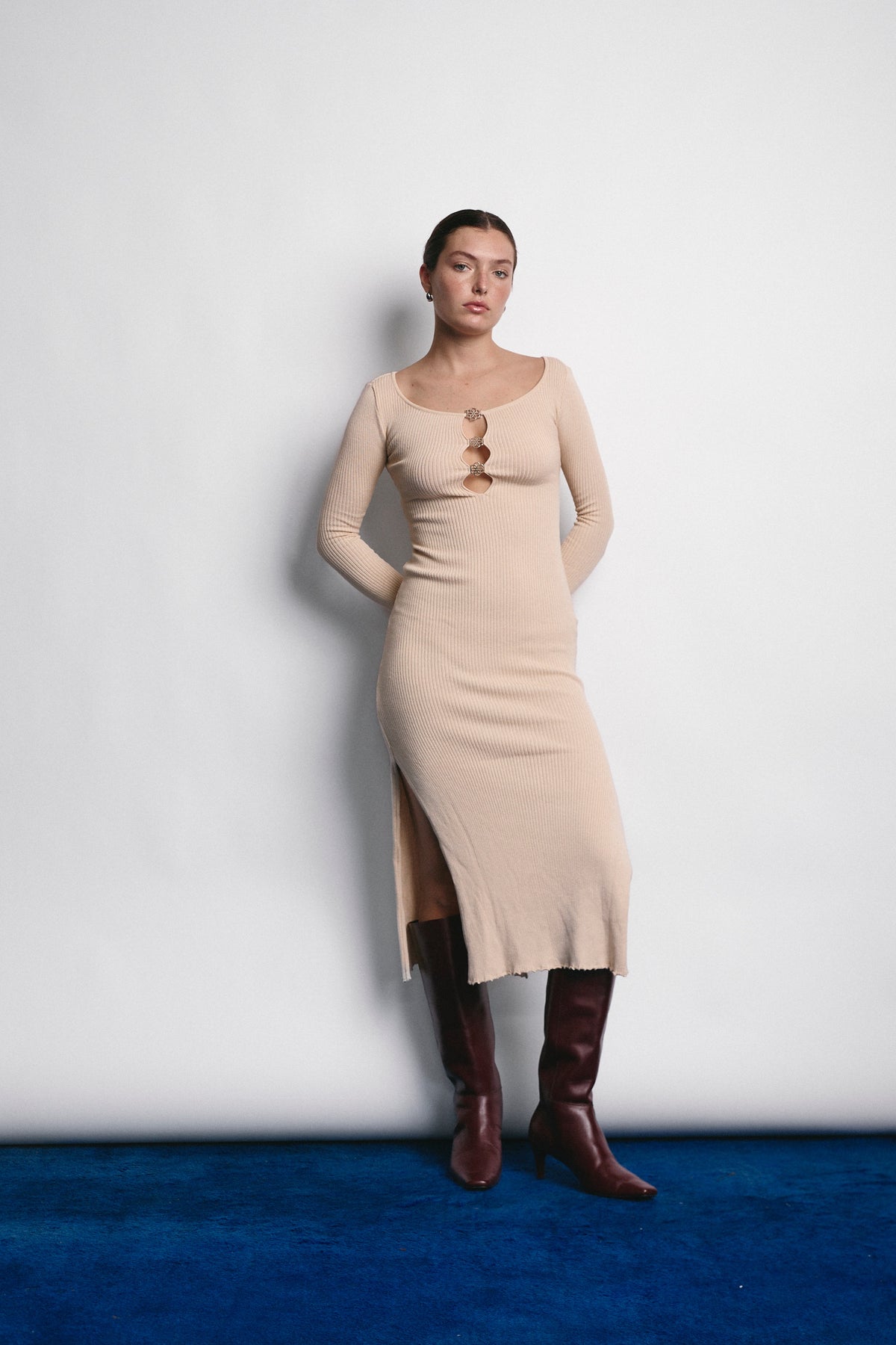 CHARLIE DRESS MACADAMIA