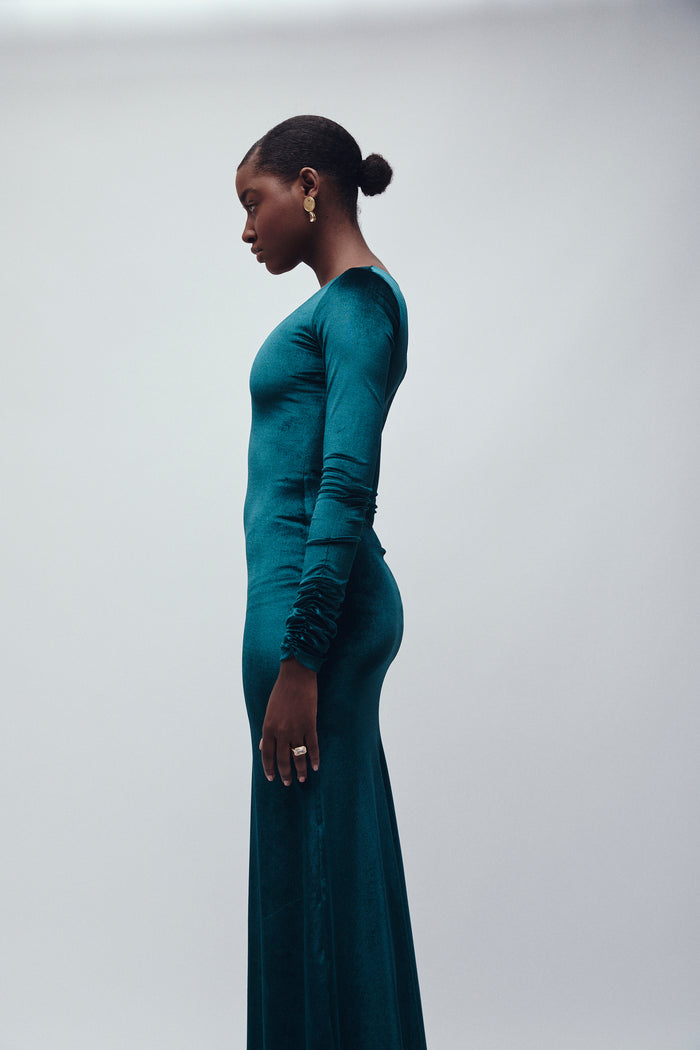 PALACE DRESS EMERALD