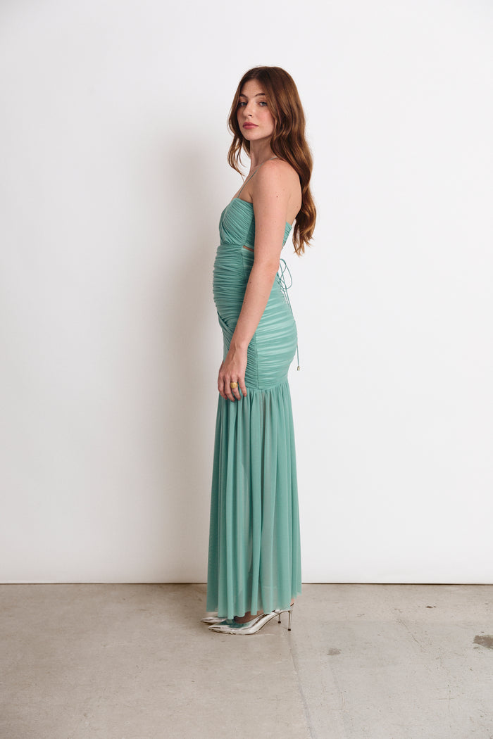 HUDSON DRESS AQUA