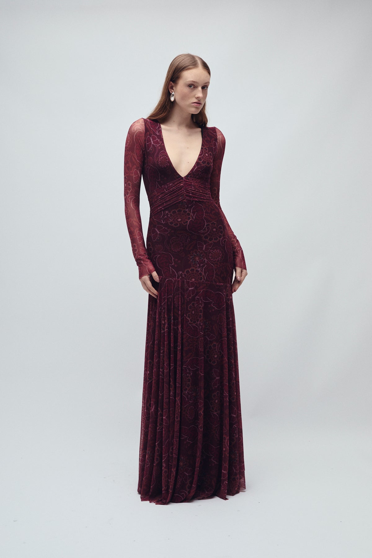 ROBBINSON DRESS ORACLES MERLOT