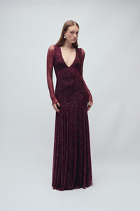 ROBBINSON DRESS ORACLES MERLOT