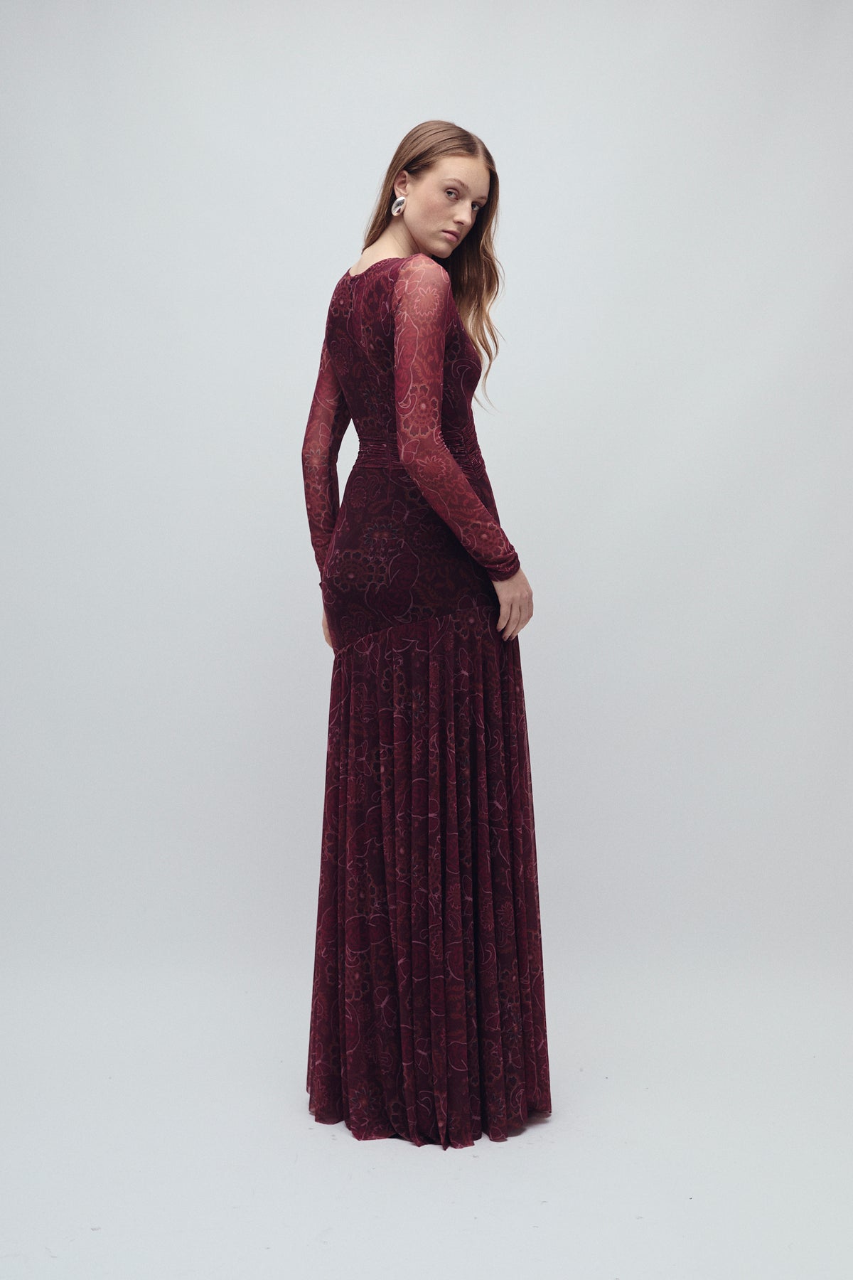 ROBBINSON DRESS ORACLES MERLOT