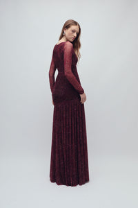 ROBBINSON DRESS ORACLES MERLOT