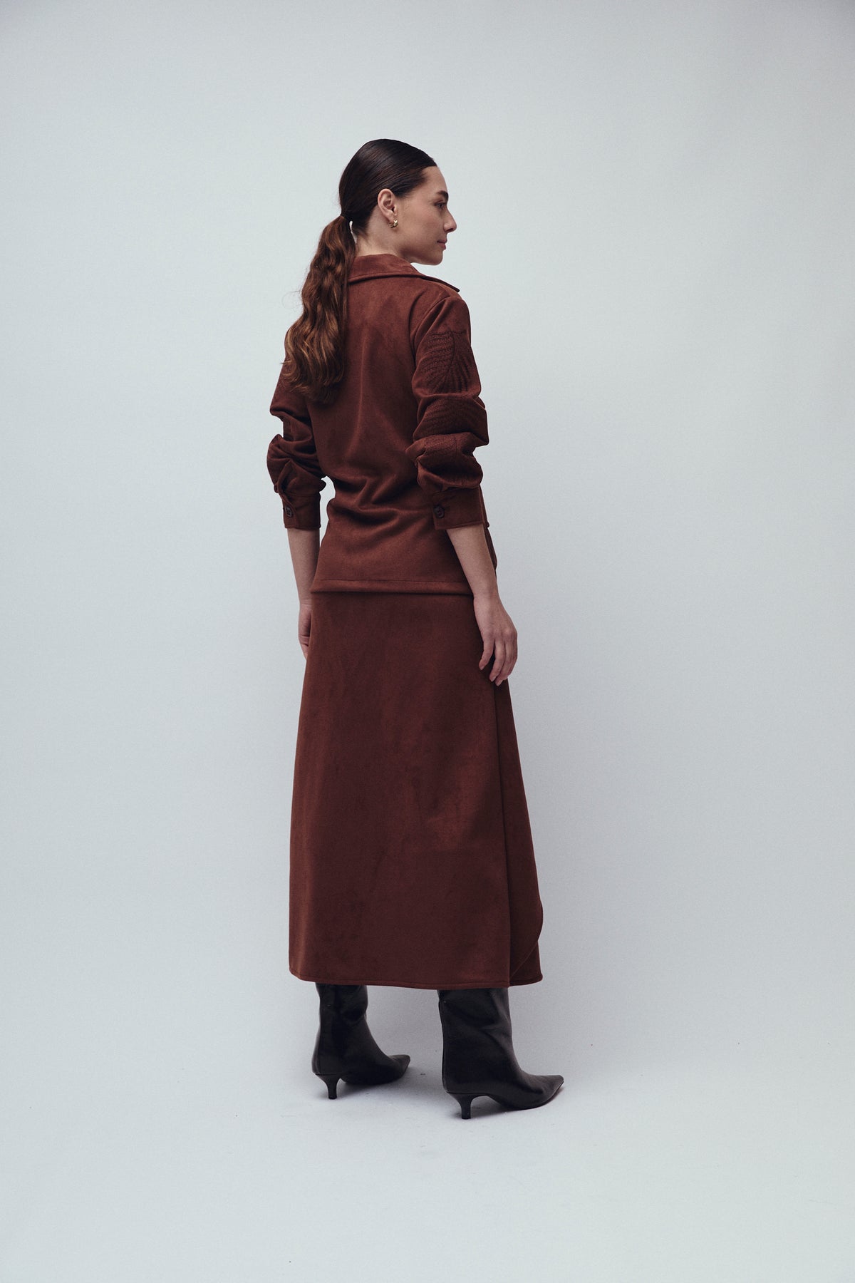 HALL SKIRT ESPRESSO