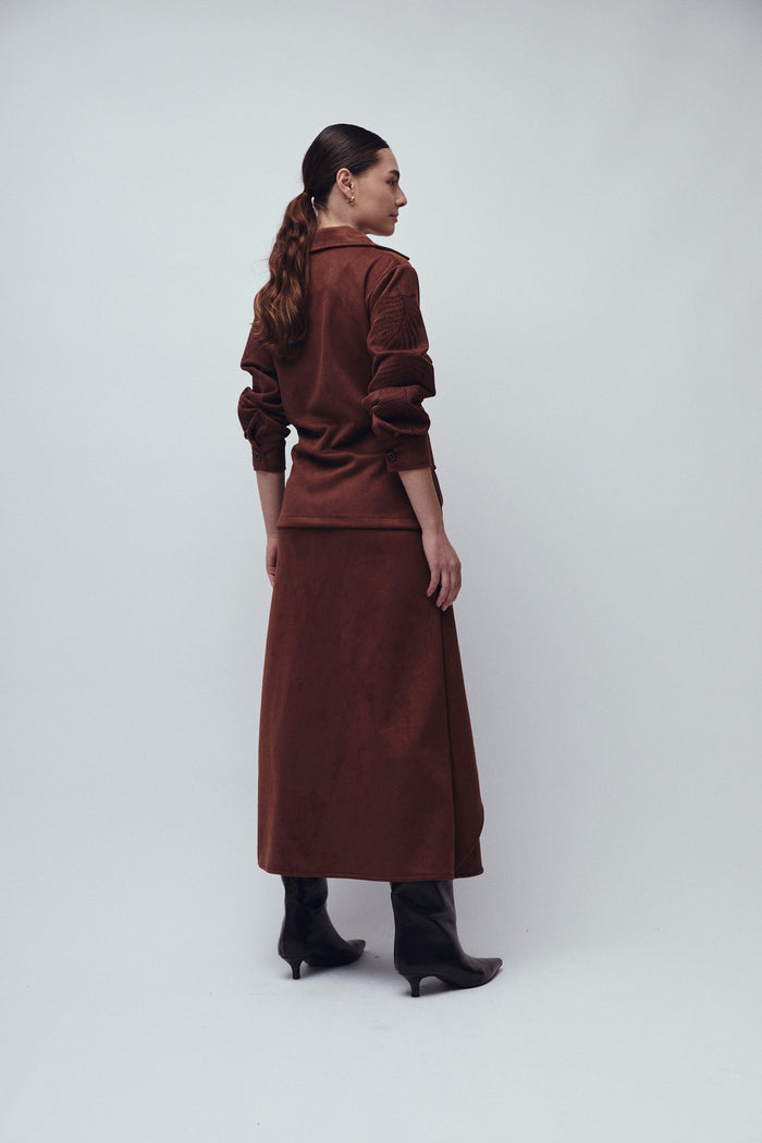 HALL SKIRT ESPRESSO