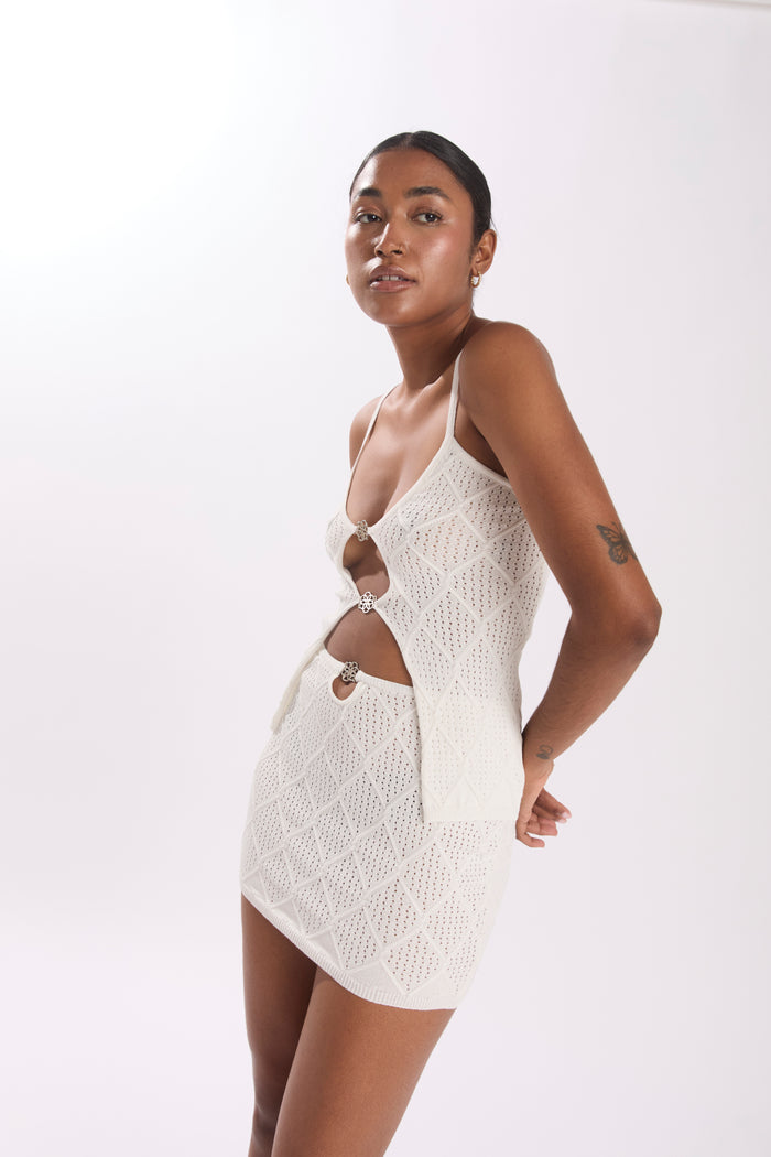 CARRIE SKIRT IVORY