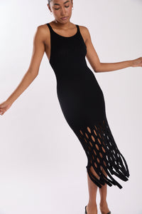 HALSTON DRESS BLACK