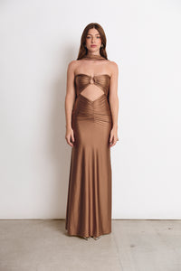 MAGGIE DRESS MOCCA