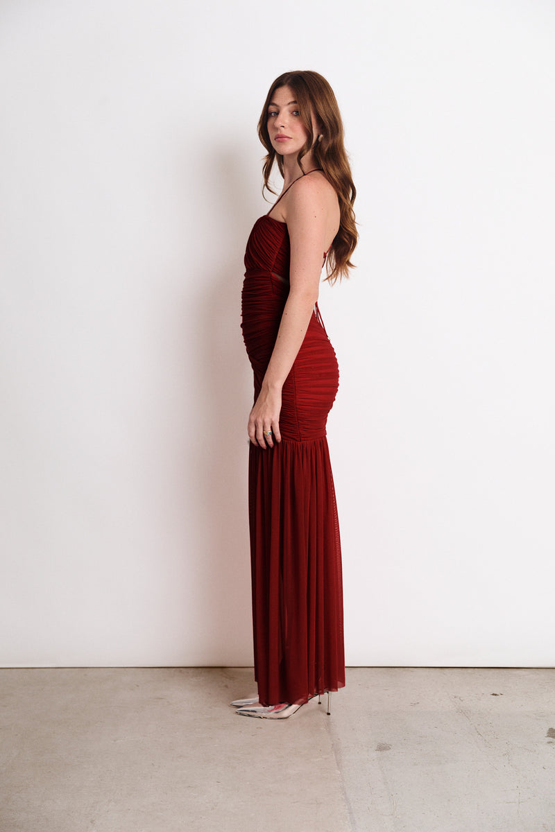 HUDSON DRESS BERRY (PRE ORDER)