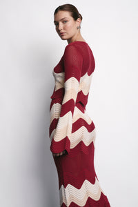 PORTO SKIRT MERLOT (PRE ORDER)