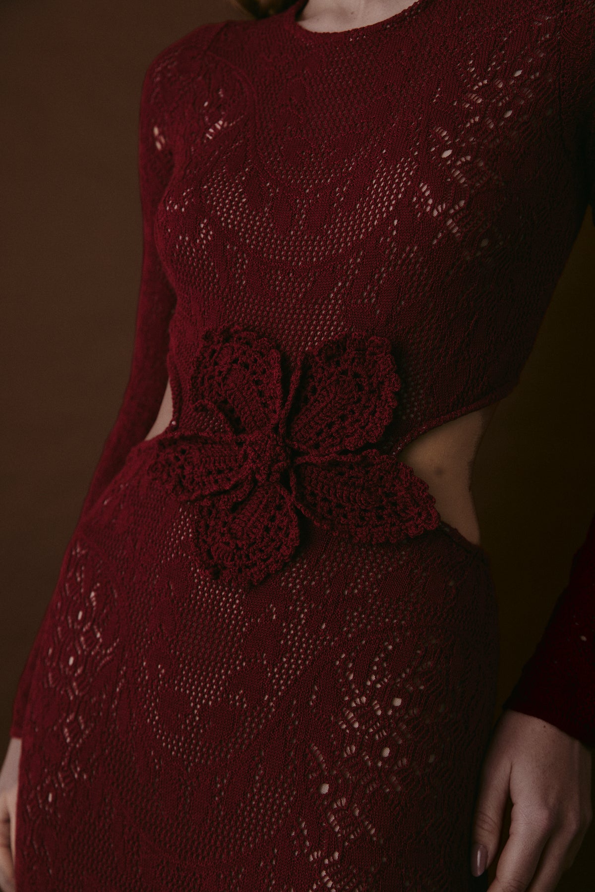 BLEECKER DRESS MERLOT