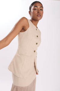 KENNEDY SKIRT MACADAMIA
