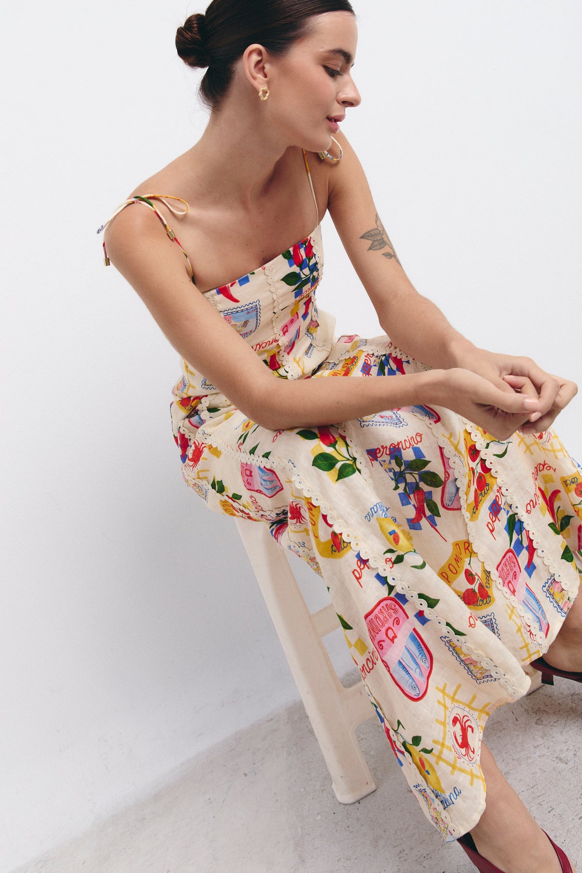 LORENZA DRESS PEPERONCINO